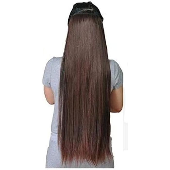 DILLARDS Thermal Extension Washable And Straightened Iron Long Brown Straight - Image 2